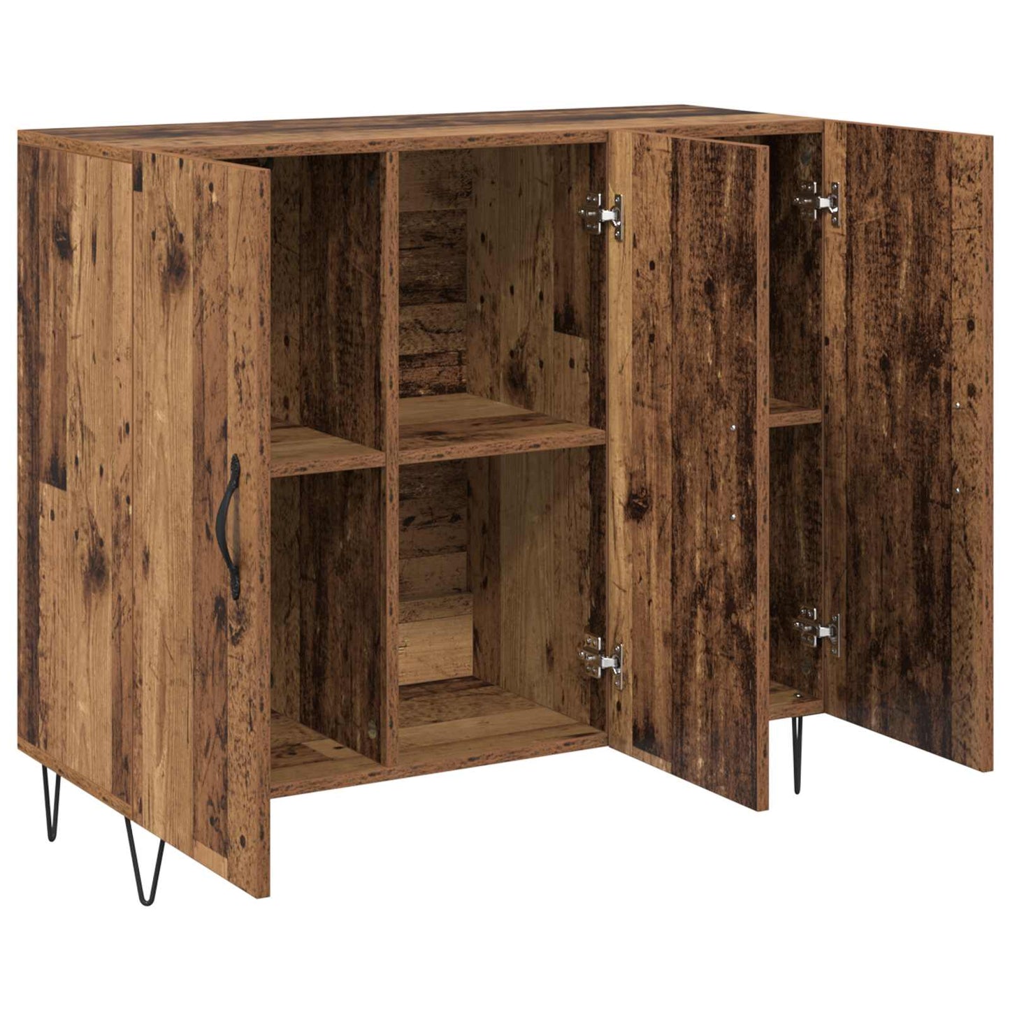Sideboard Gammelt træ 90 x 32,5 x 80 cm Konstrueret træ