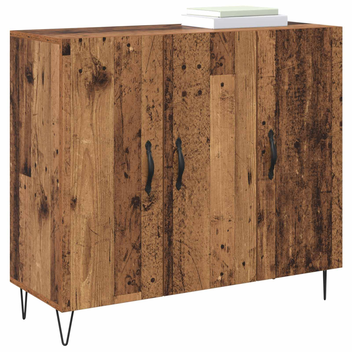 Sideboard Gammelt træ 90 x 32,5 x 80 cm Konstrueret træ