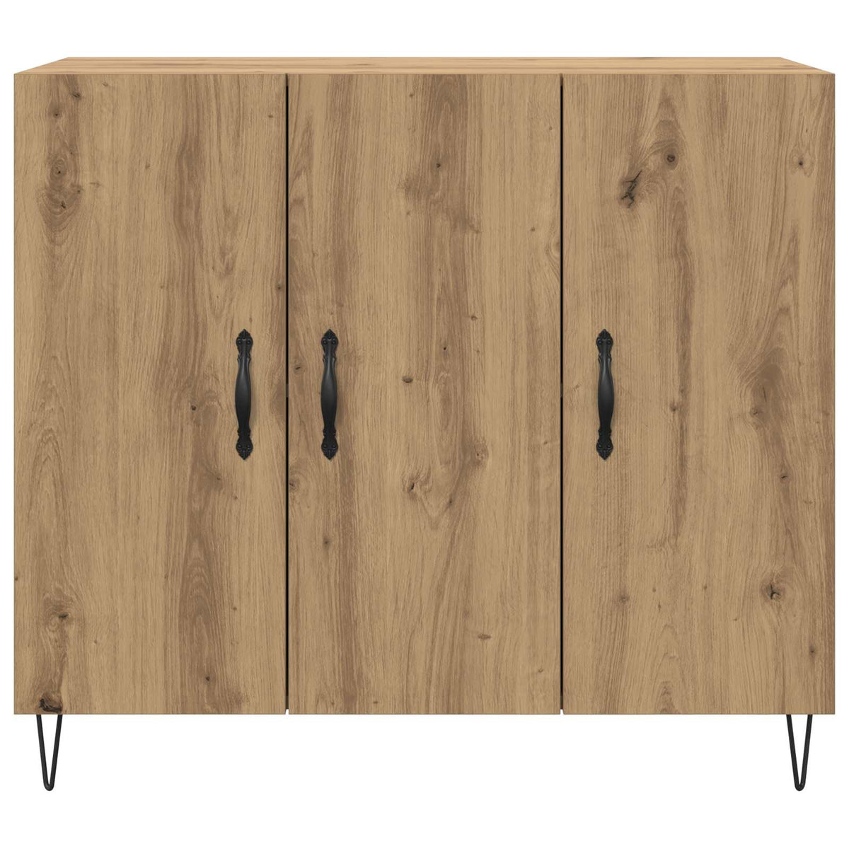 Sideboard Artisan Egetræ 90 x 32,5 x 80 cm Konstrueret træ