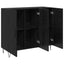 Sideboard Sort eg 90 x 32,5 x 80 cm Konstrueret træ