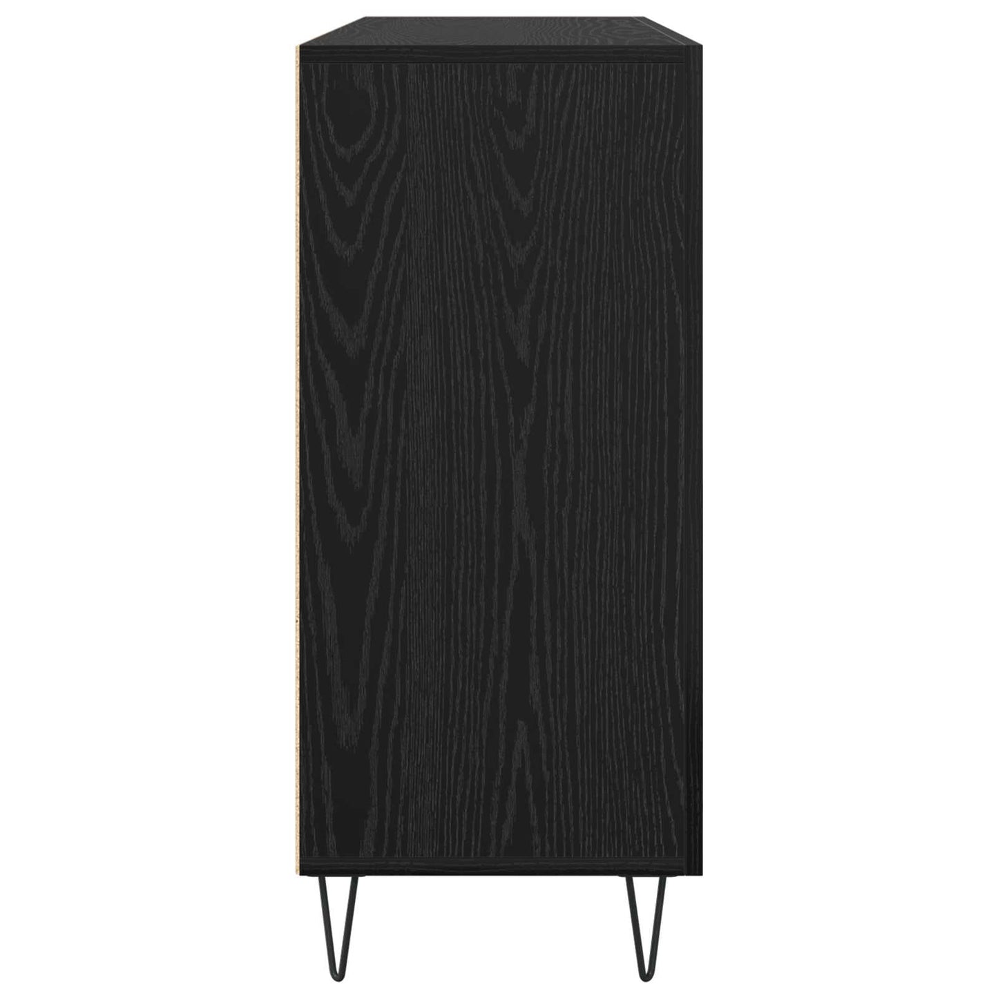 Sideboard Sort eg 90 x 32,5 x 80 cm Konstrueret træ