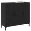 Sideboard Sort eg 90 x 34 x 80 cm Konstrueret træ