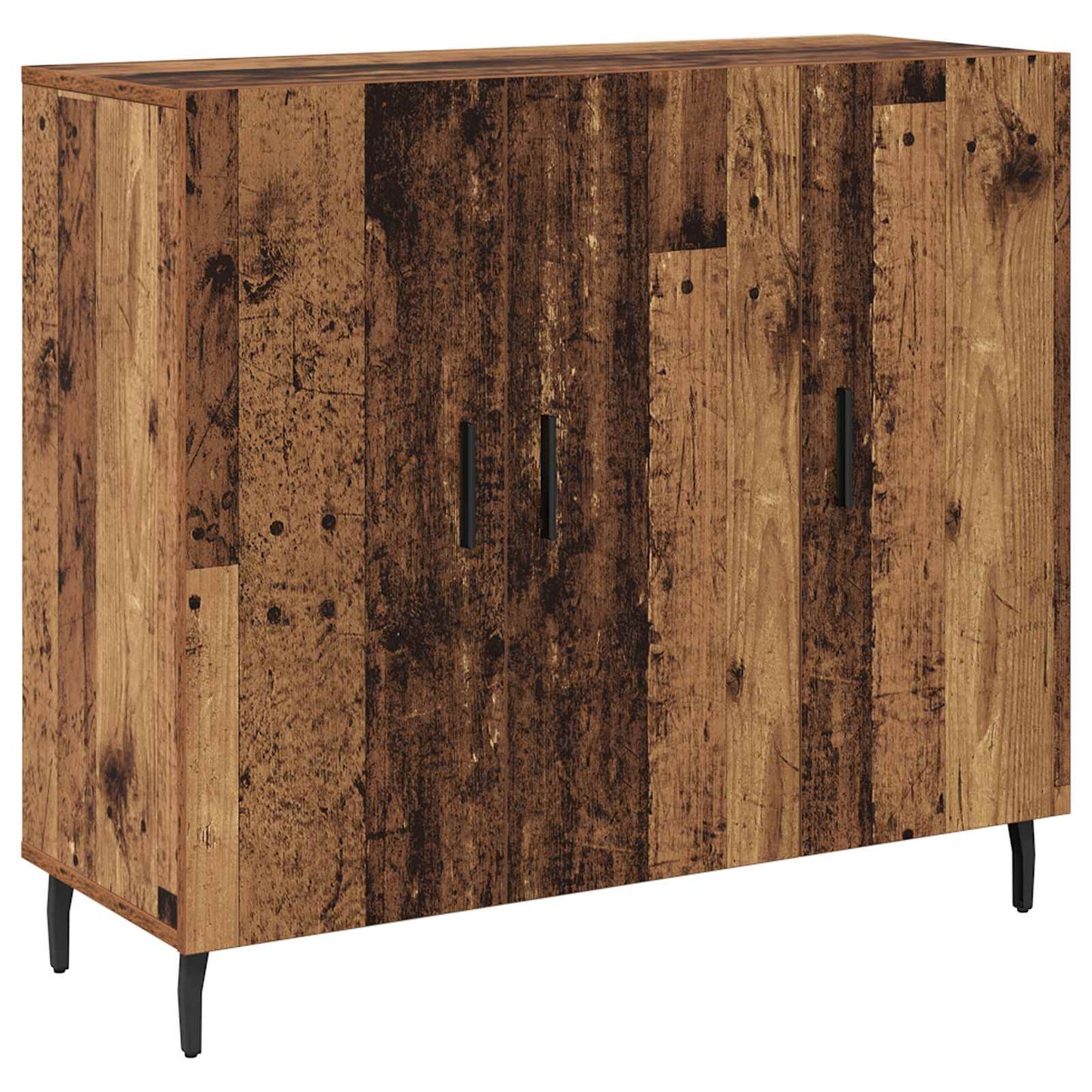 Sideboard Gammelt træ 90 x 34 x 80 cm Konstrueret træ