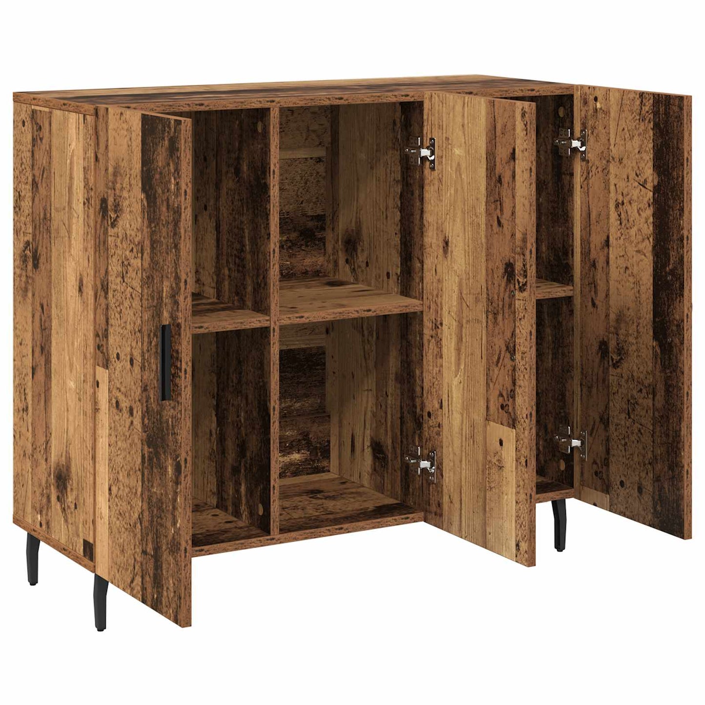 Sideboard Gammelt træ 90 x 34 x 80 cm Konstrueret træ