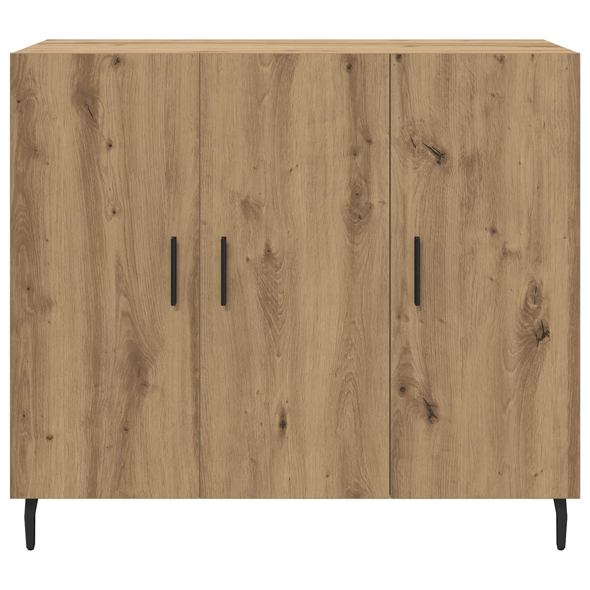 Sideboard Artisan Egetræ 90 x 34 x 80 cm Konstrueret træ