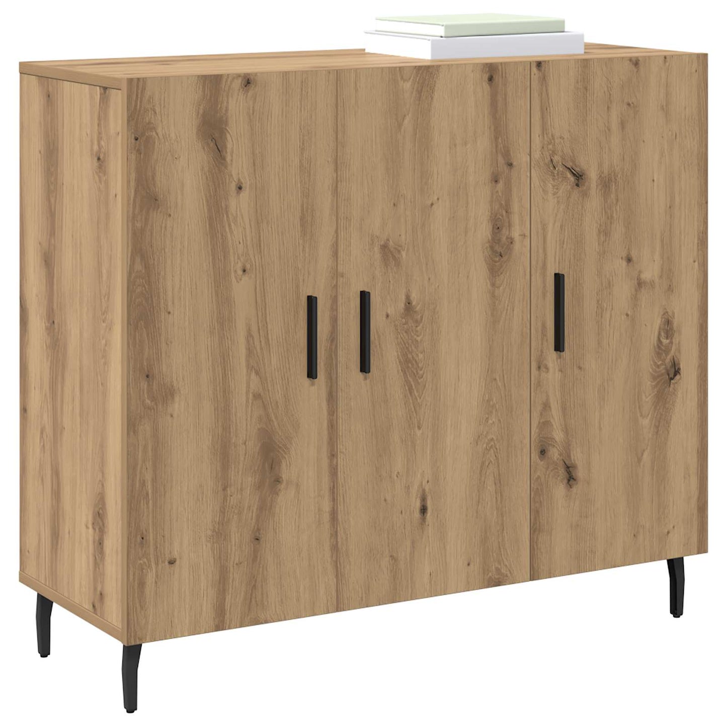 Sideboard Artisan Egetræ 90 x 34 x 80 cm Konstrueret træ