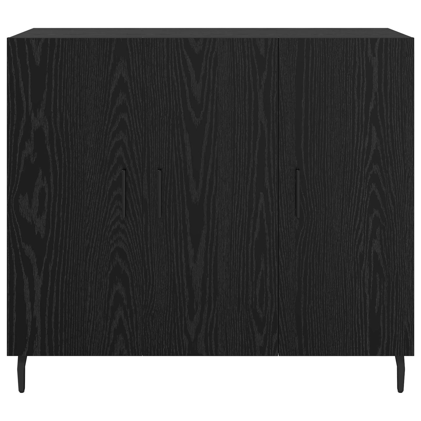 Sideboard Sort eg 90 x 34 x 80 cm Konstrueret træ
