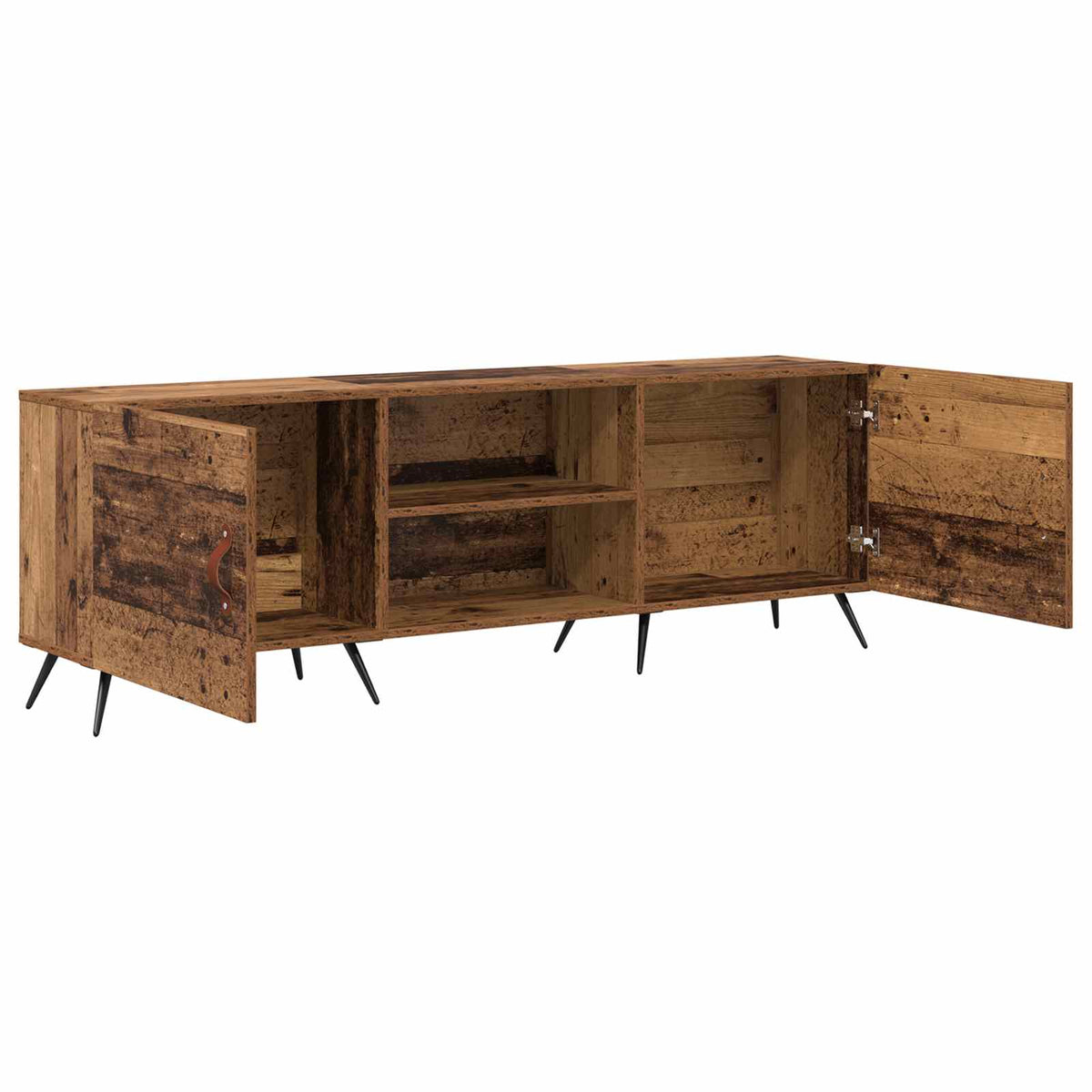 TV-skab 150 x 30 x 50 cm Gammelt træ Konstrueret træ
