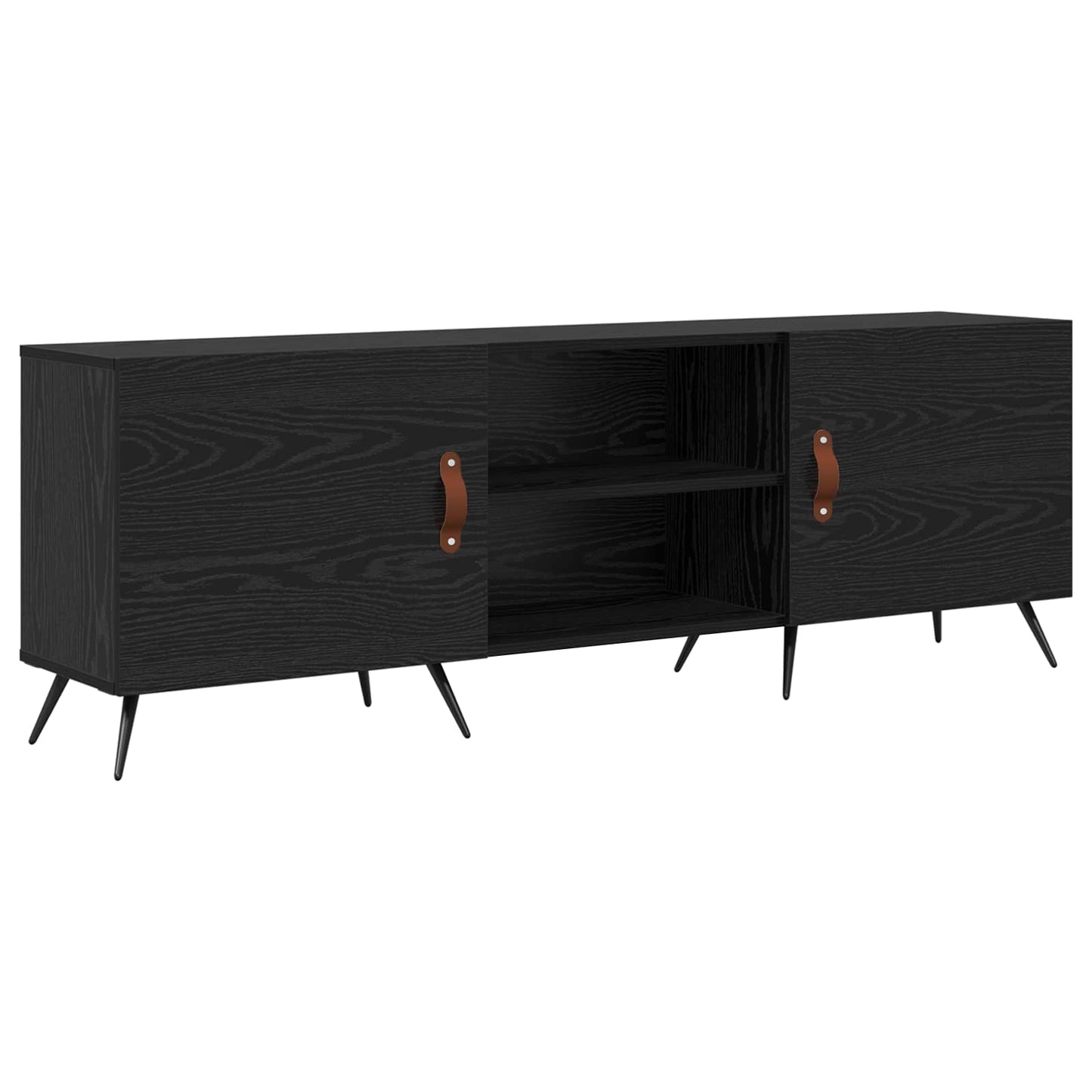 TV-skab 150 x 30 x 50 cm Sort eg Konstrueret træ