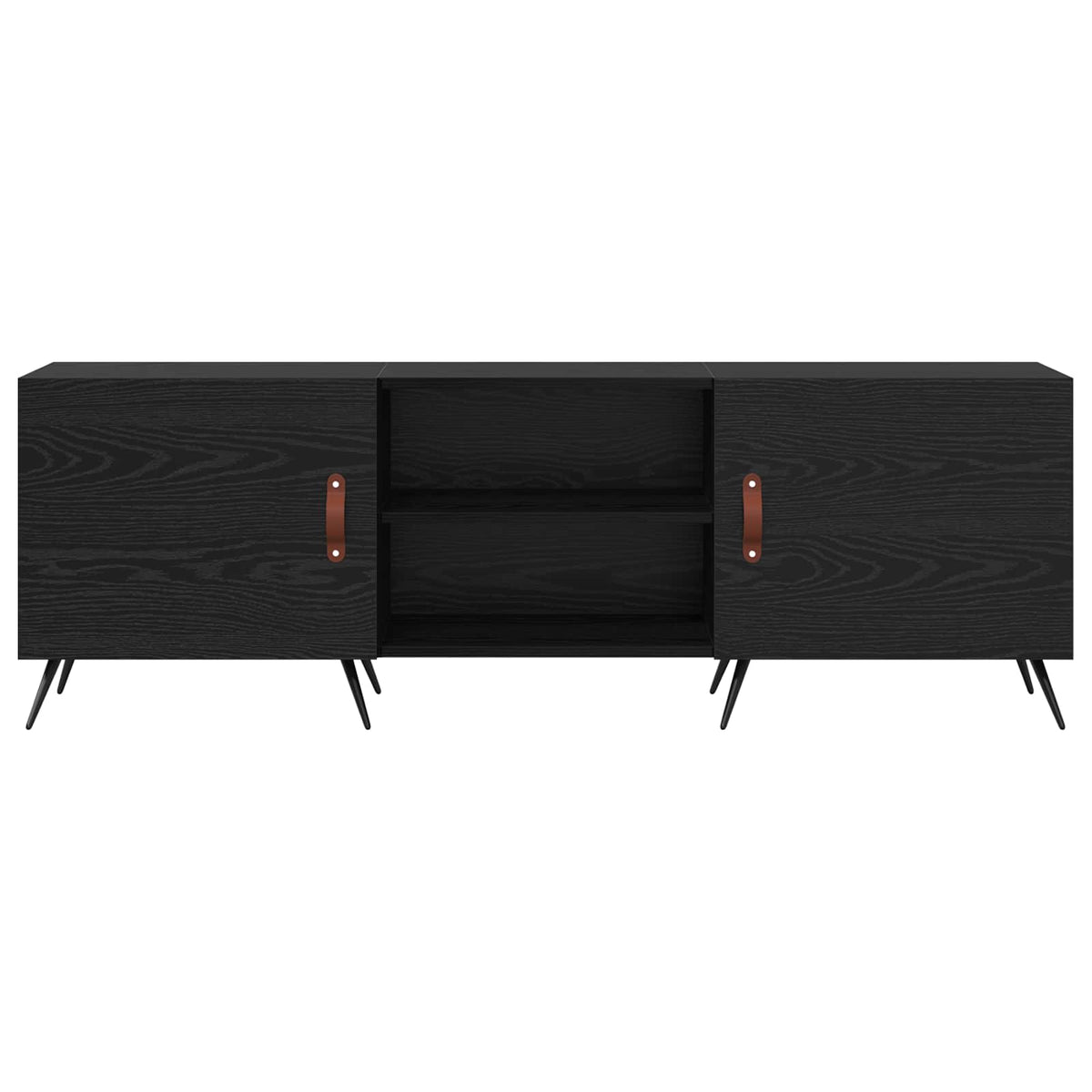 TV-skab 150 x 30 x 50 cm Sort eg Konstrueret træ