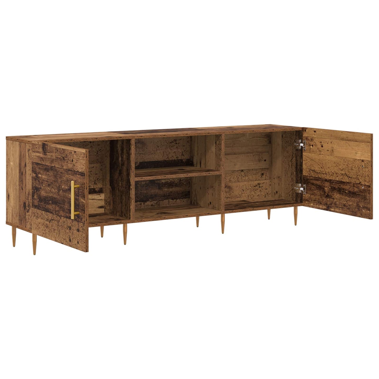 TV-skab 150 x 30 x 50 cm Gammelt træ Konstrueret træ