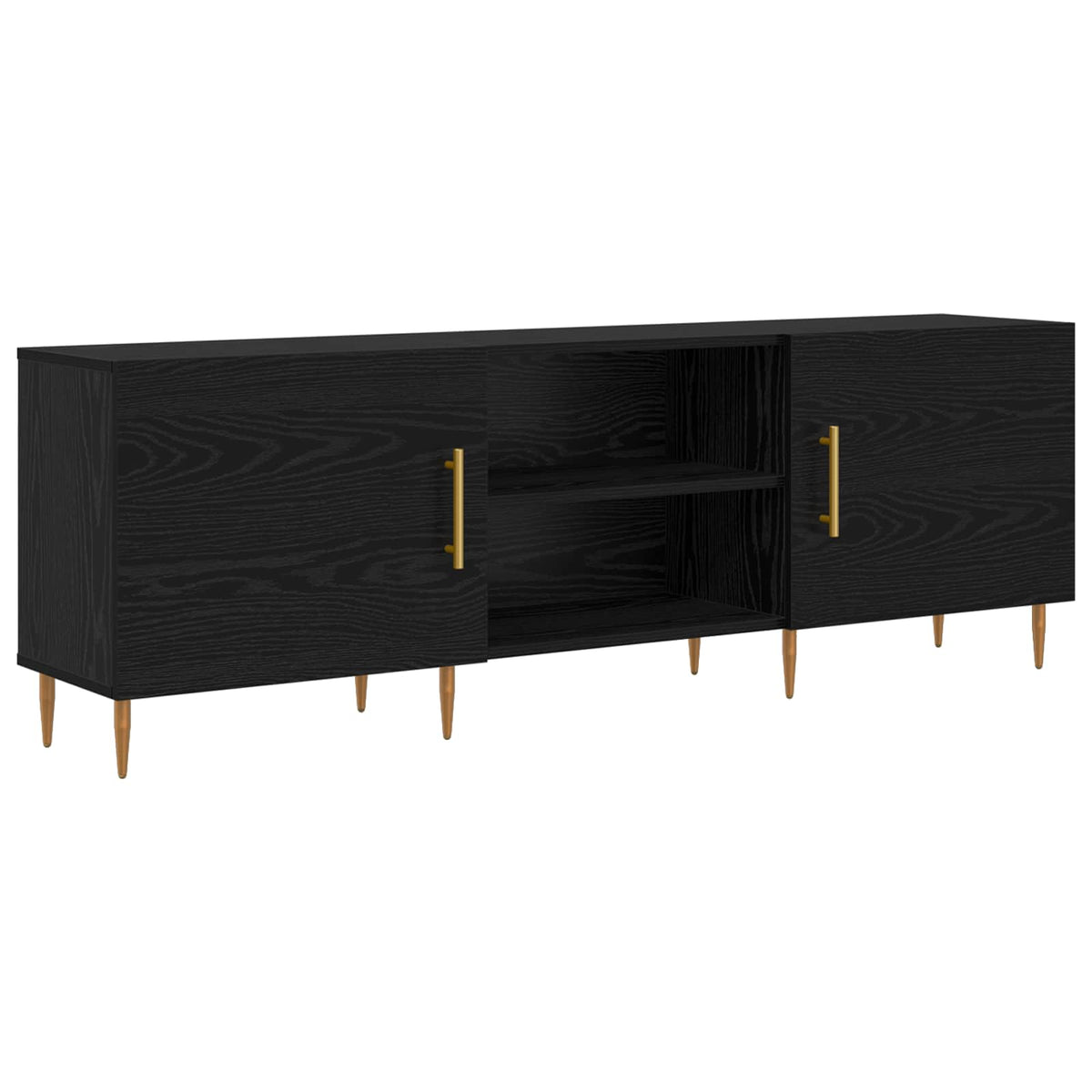 TV-skab 150 x 30 x 50 cm Sort eg Konstrueret træ