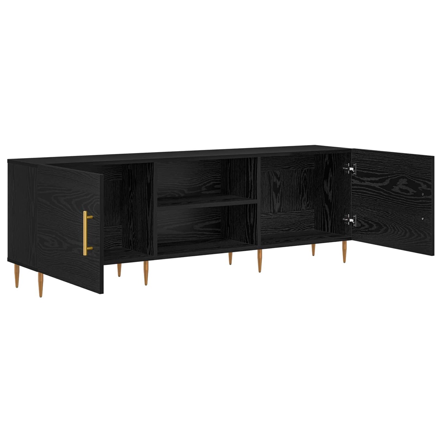TV-skab 150 x 30 x 50 cm Sort eg Konstrueret træ