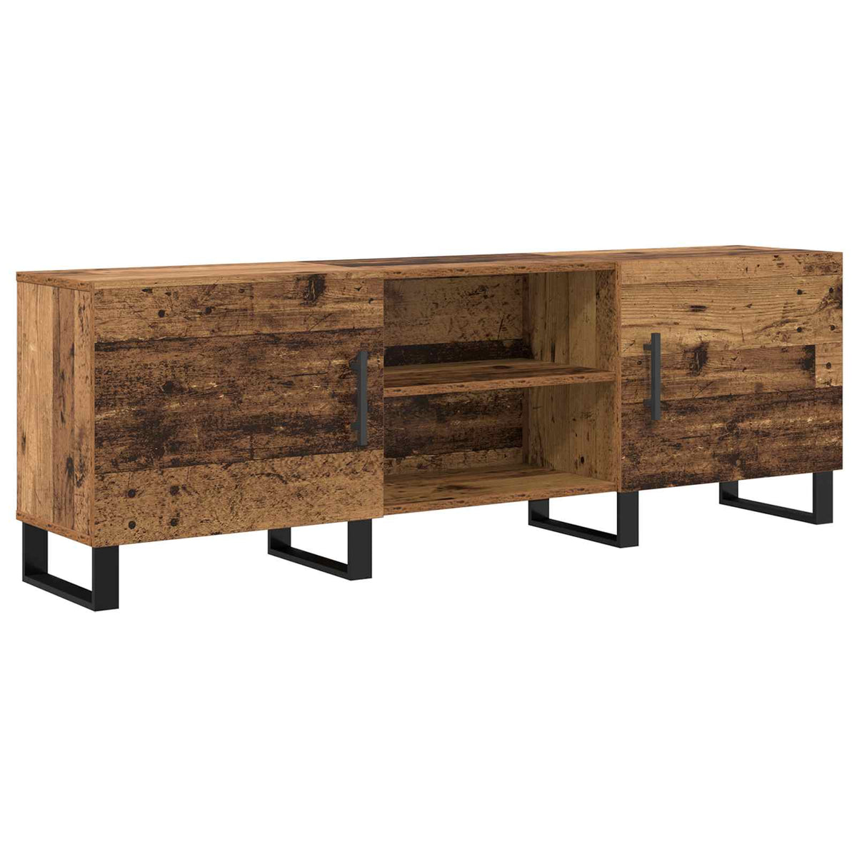 TV-skab 150 x 30 x 50 cm Gammelt træ Konstrueret træ
