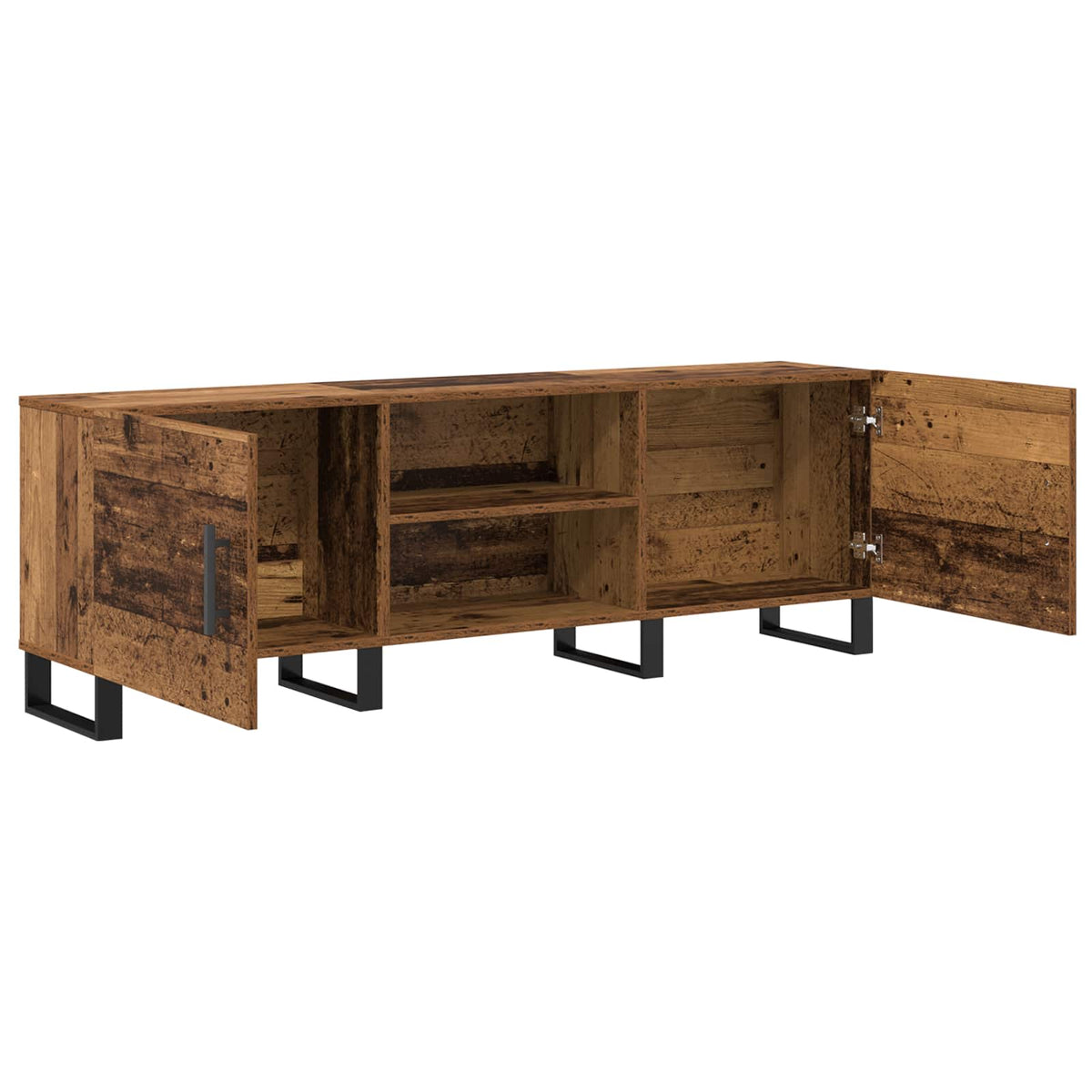 TV-skab 150 x 30 x 50 cm Gammelt træ Konstrueret træ