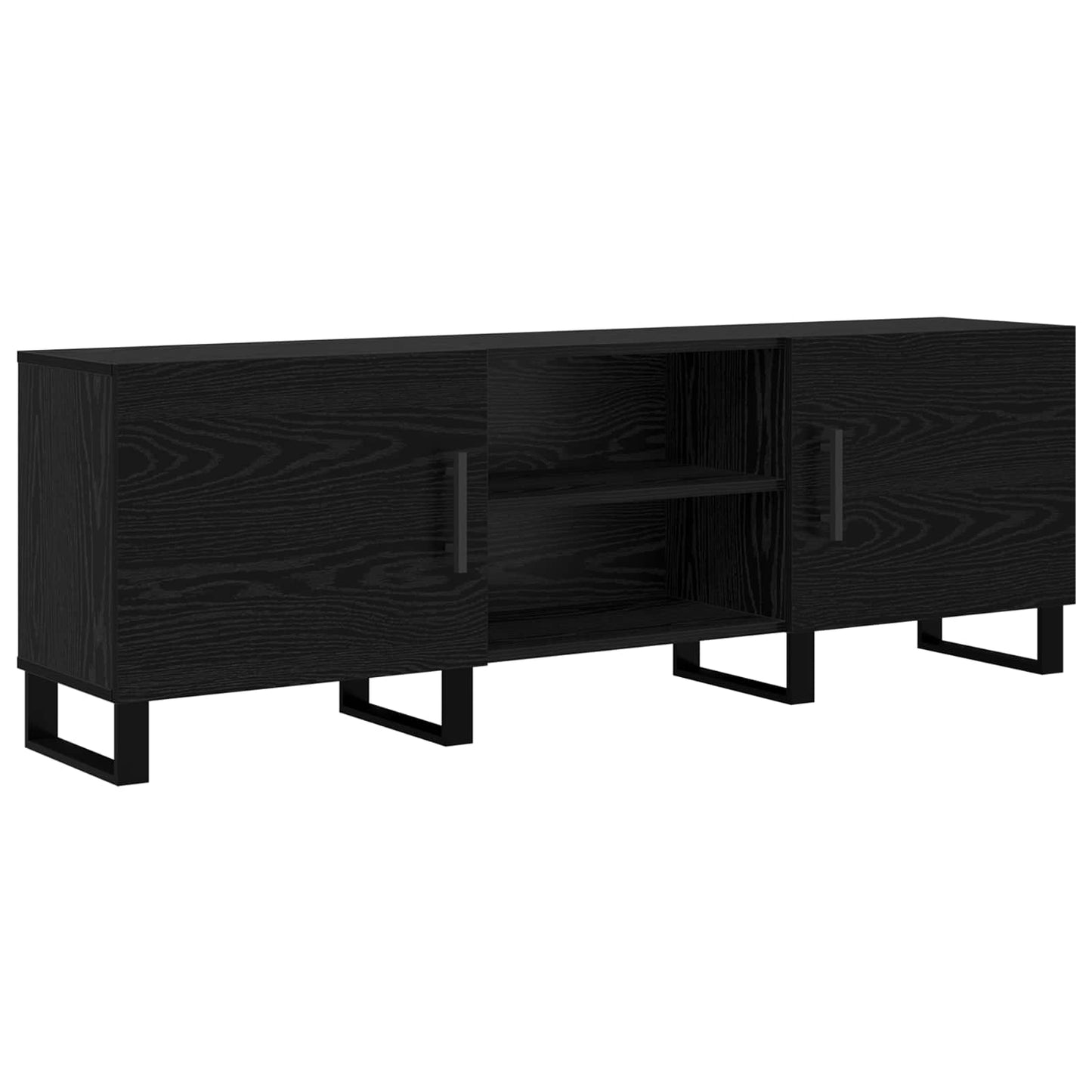 TV-skab 150 x 30 x 50 cm Sort eg Konstrueret træ