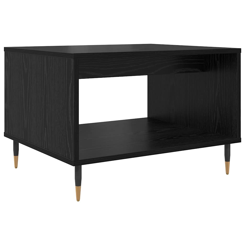 Sofabord Sort eg 60 x 50 x 40 cm Konstrueret træ