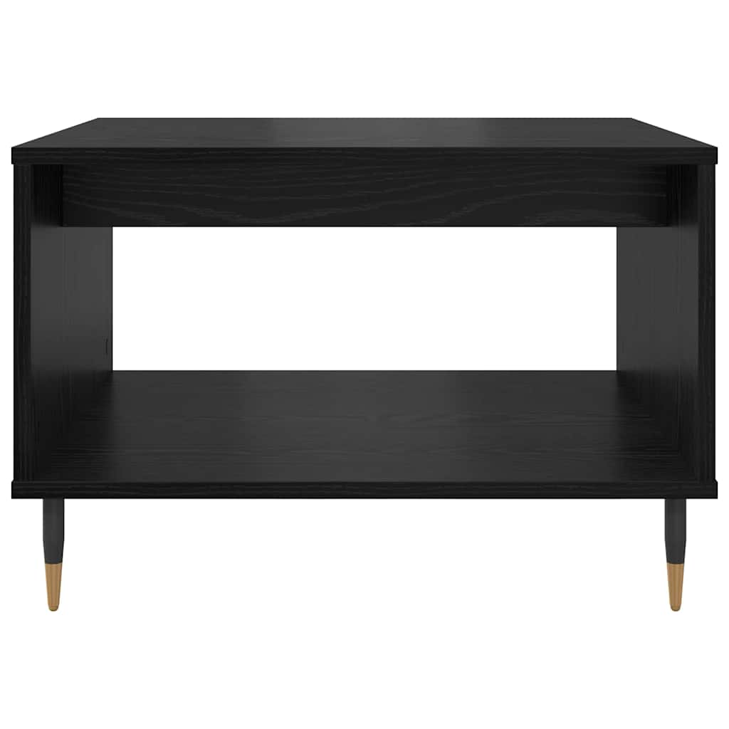 Sofabord Sort eg 60 x 50 x 40 cm Konstrueret træ