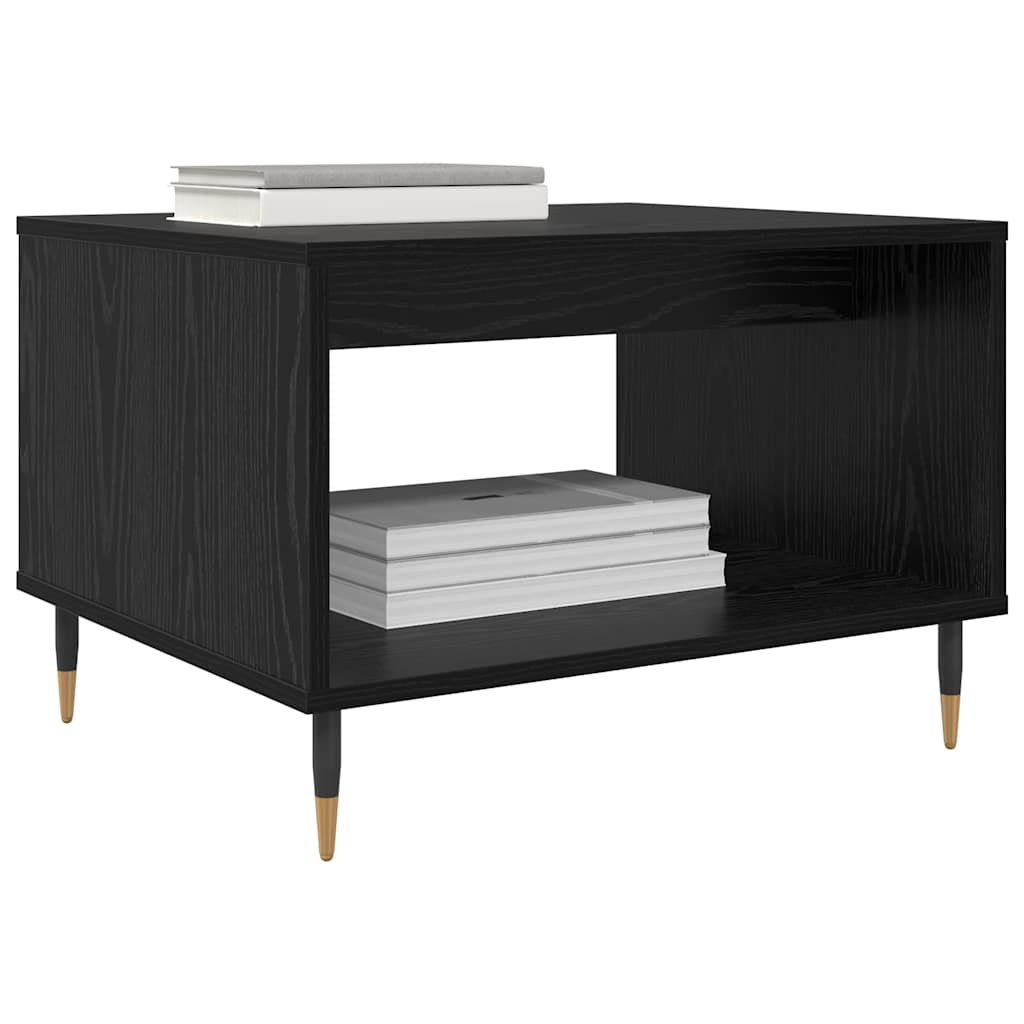 Sofabord Sort eg 60 x 50 x 40 cm Konstrueret træ