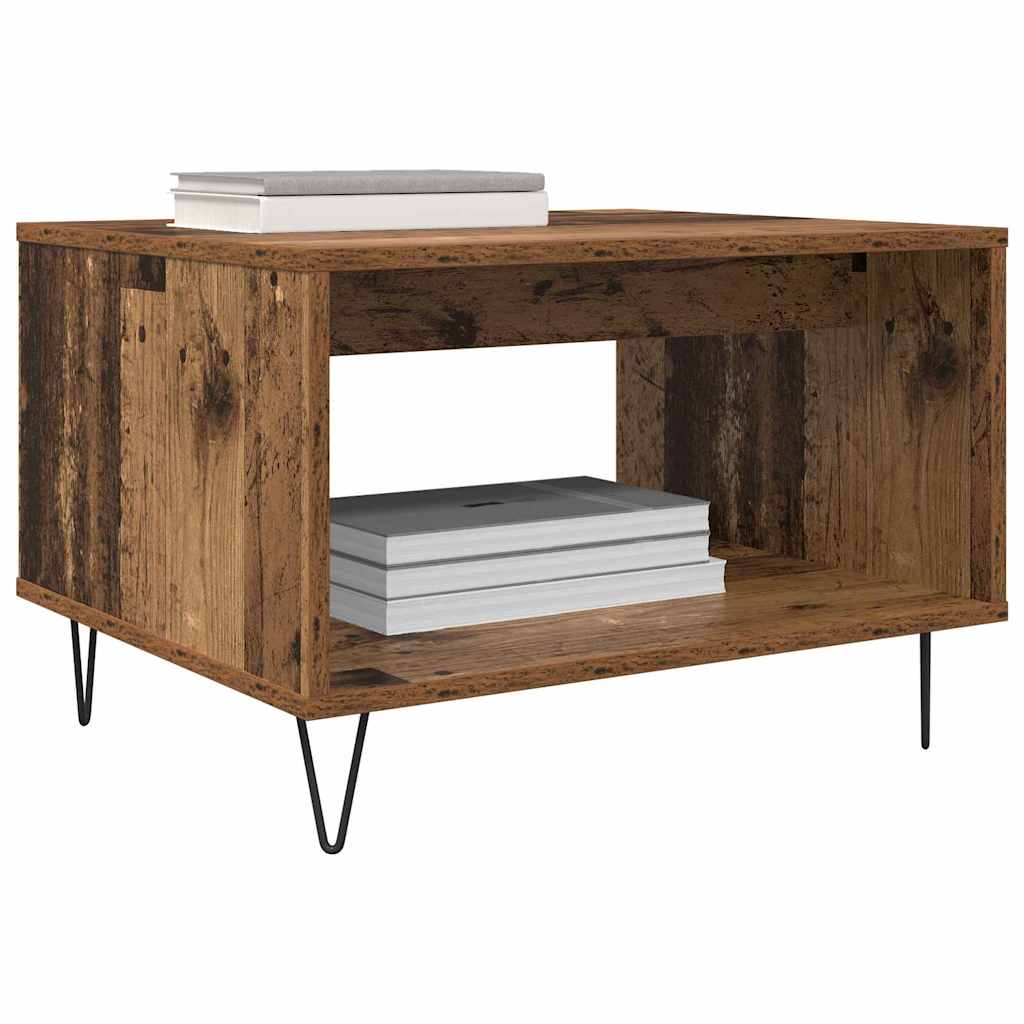 Sofabord Gammelt træ 60 x 50 x 40 cm Konstrueret træ