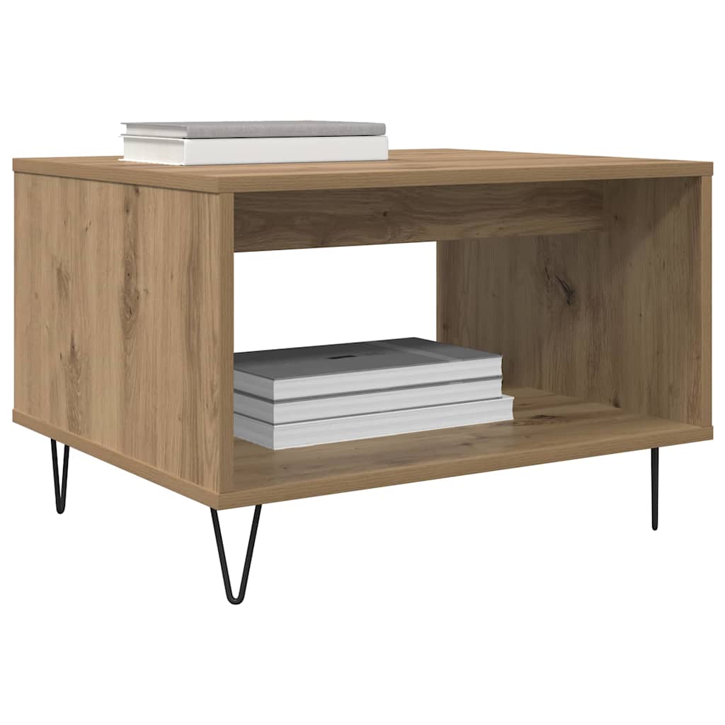 Sofabord artisan eg 60 x 50 x 40 cm Konstrueret træ