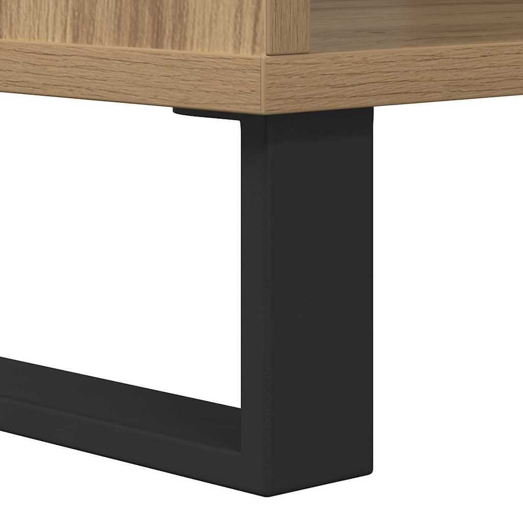 Sofabord artisan eg 60 x 50 x 40 cm Konstrueret træ