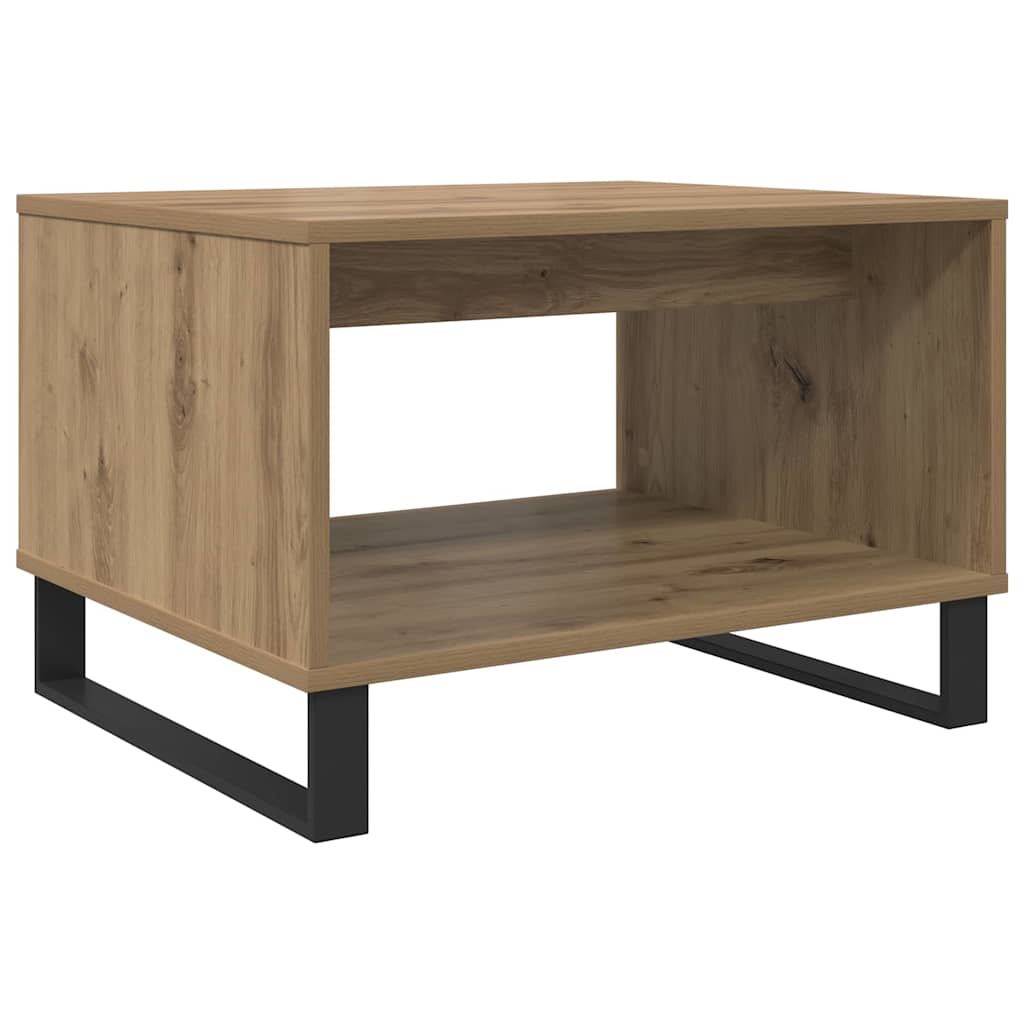 Sofabord artisan eg 60 x 50 x 40 cm Konstrueret træ