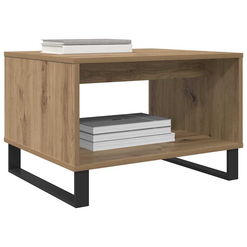 Sofabord artisan eg 60 x 50 x 40 cm Konstrueret træ