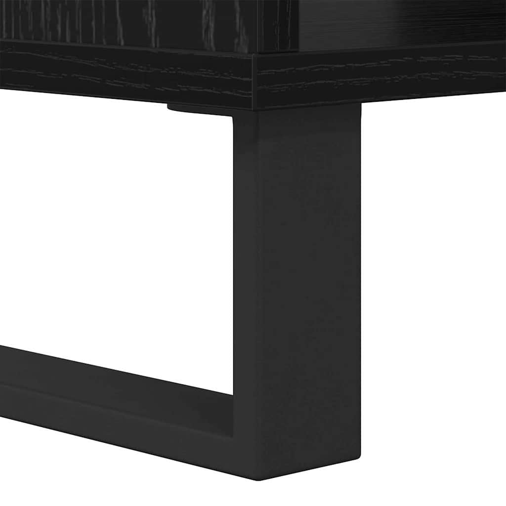 Sofabord Sort eg 60 x 50 x 40 cm Konstrueret træ