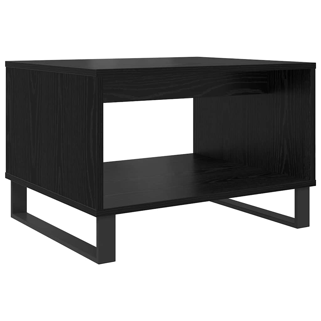Sofabord Sort eg 60 x 50 x 40 cm Konstrueret træ