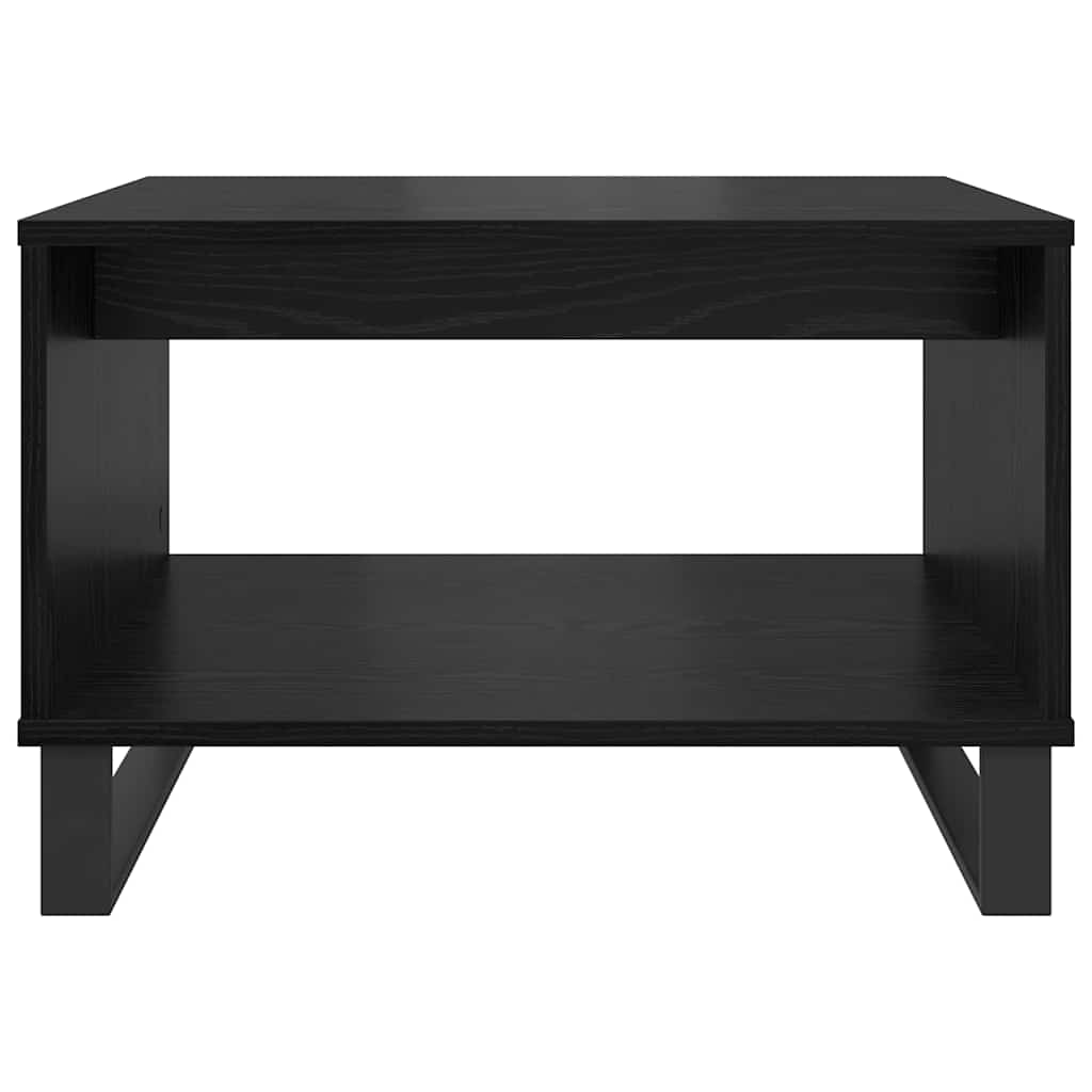 Sofabord Sort eg 60 x 50 x 40 cm Konstrueret træ
