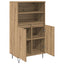 Highboard Brun 60 x 36 x 110 cm Konstrueret træ