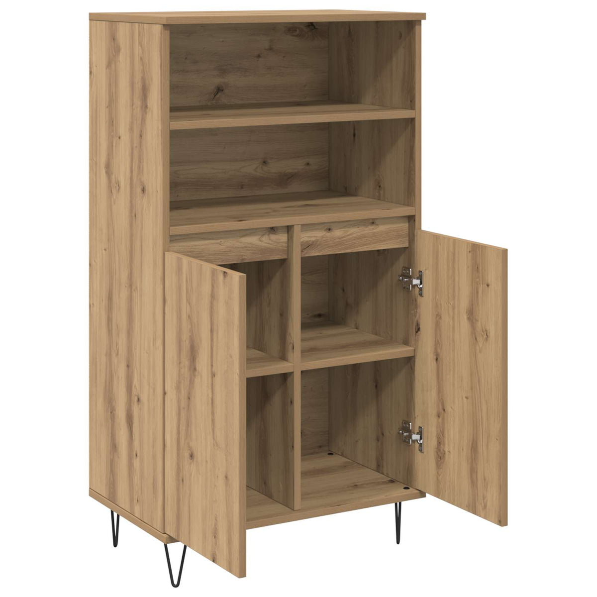 Highboard Brun 60 x 36 x 110 cm Konstrueret træ