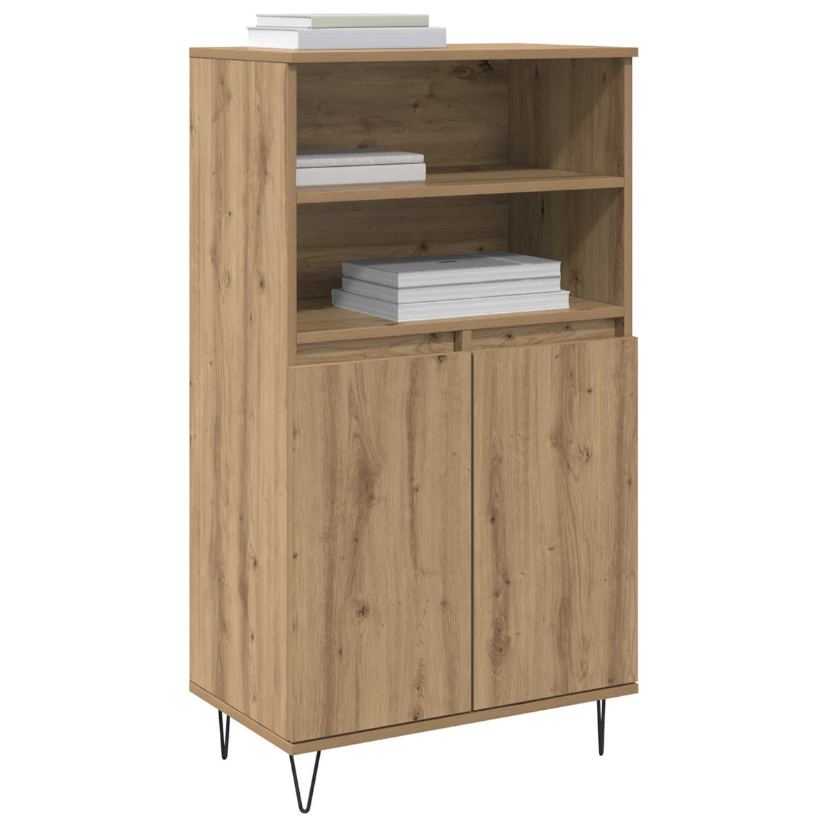 Highboard Brun 60 x 36 x 110 cm Konstrueret træ