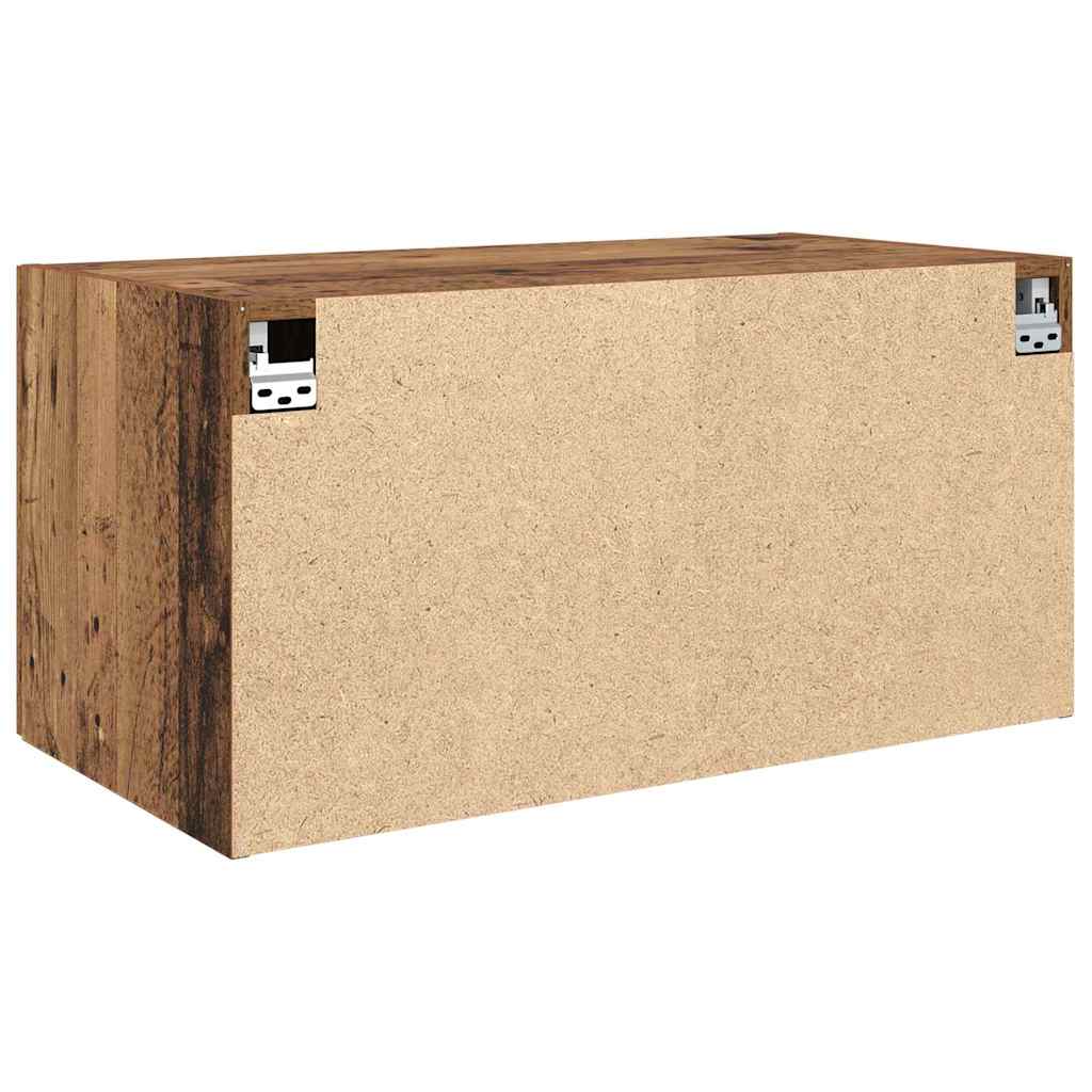 Vægskab Gammelt træ 80 x 42.5 x 40 cm Konstrueret træ