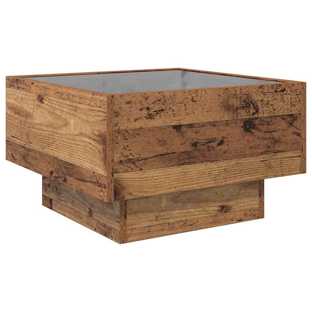 Sofabord Gammelt træ 50 x 50 x 30 cm