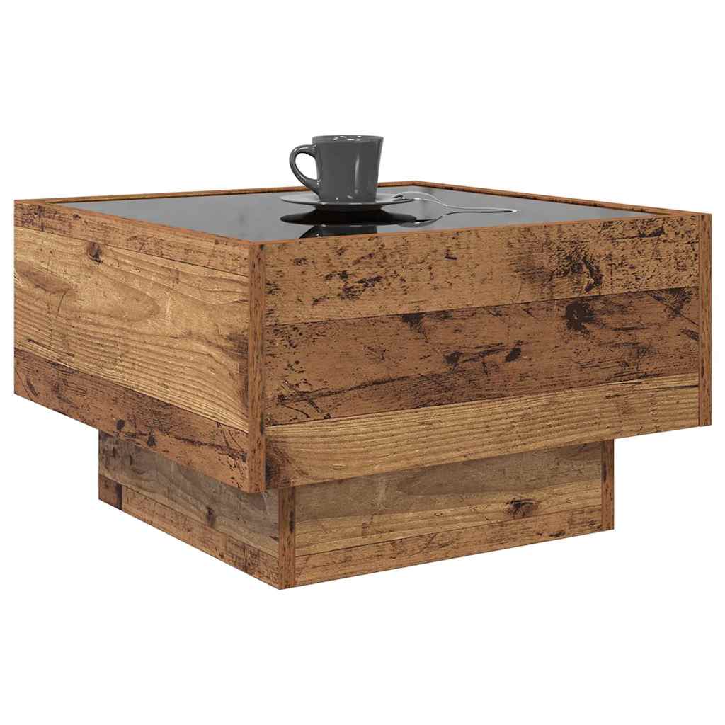 Sofabord Gammelt træ 50 x 50 x 30 cm