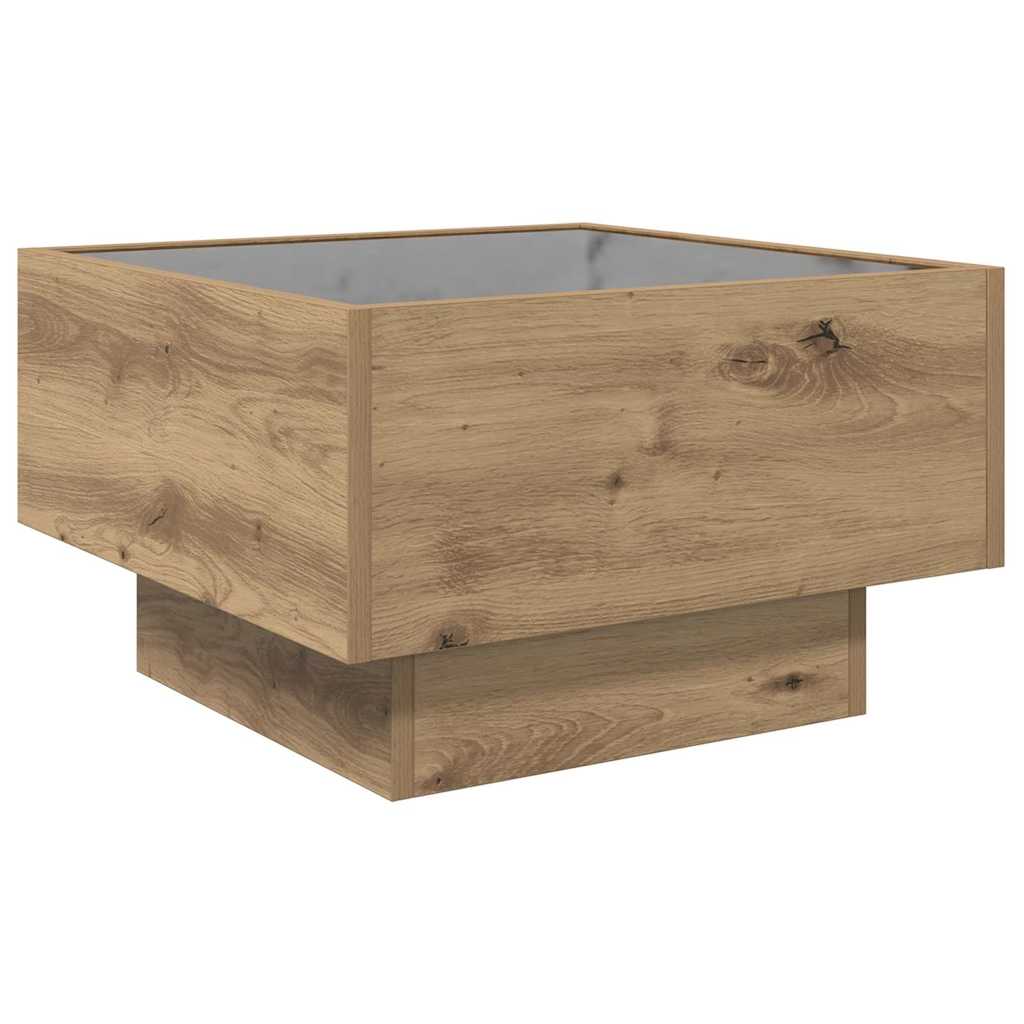 Sofabord artisan eg 50 x 50 x 30 cm
