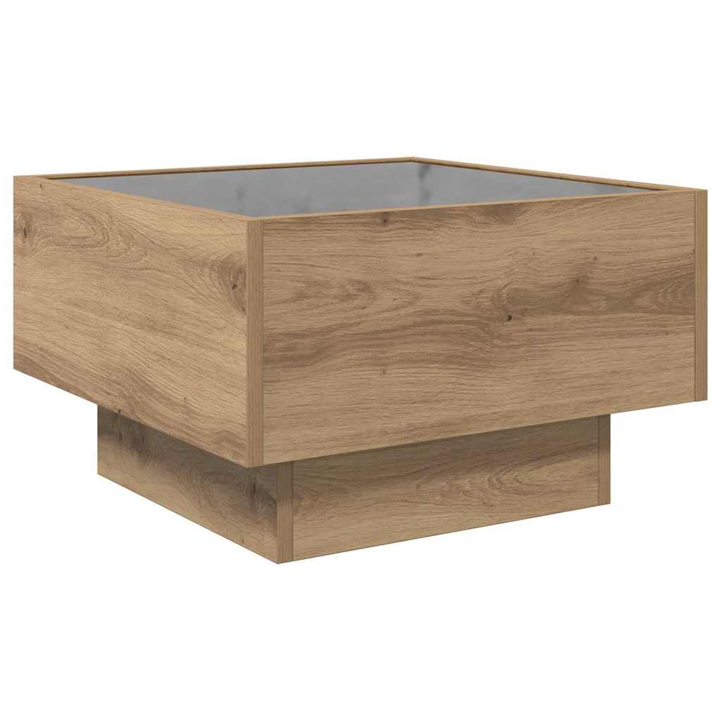 Sofabord artisan eg 50 x 50 x 30 cm