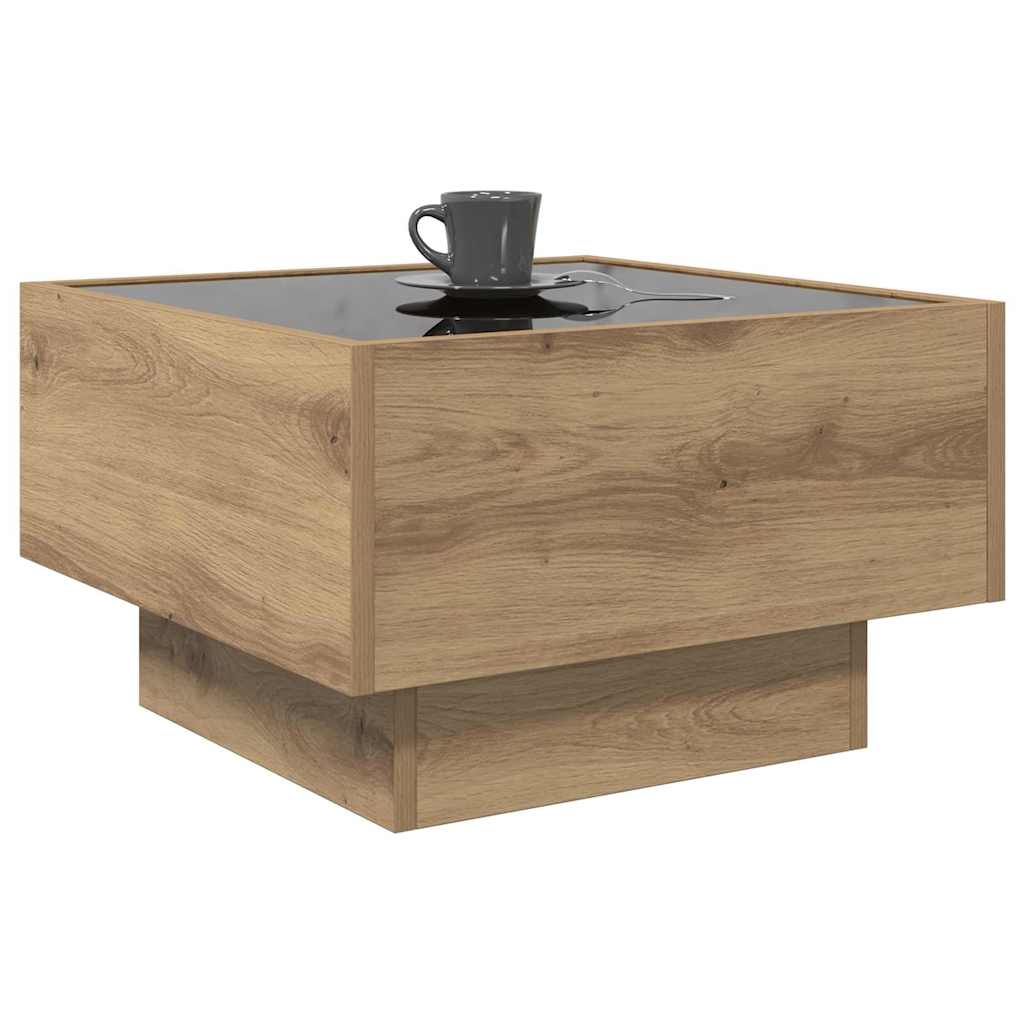 Sofabord artisan eg 50 x 50 x 30 cm