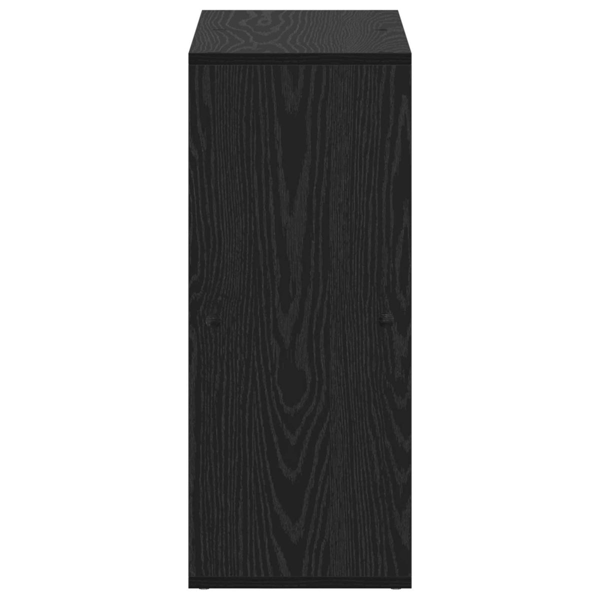 Bogskab 4 niveauer 69,5 x 29 x 69,5 cm Konstrueret træ Sort eg