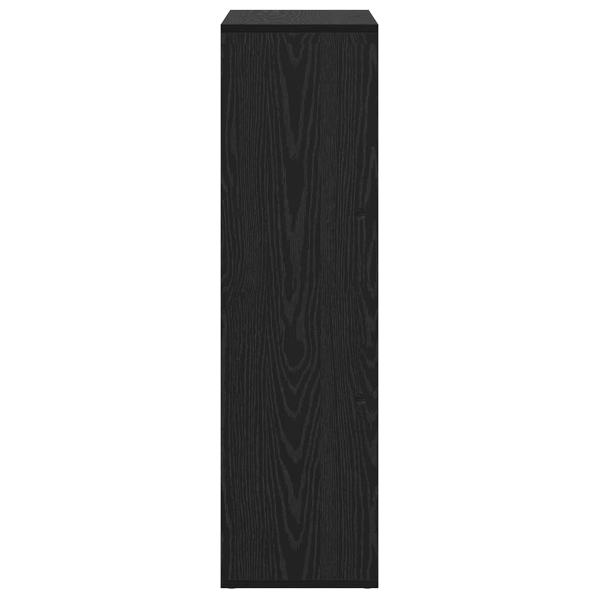 Bogskab 6 niveauer 69,5 x 29 x 103,5 cm Konstrueret træ Sort eg