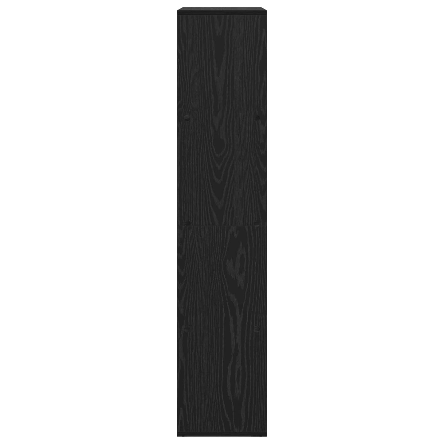 Bogskab 8 niveauer 69,5 x 29 x 137,5 cm Konstrueret træ Sort eg