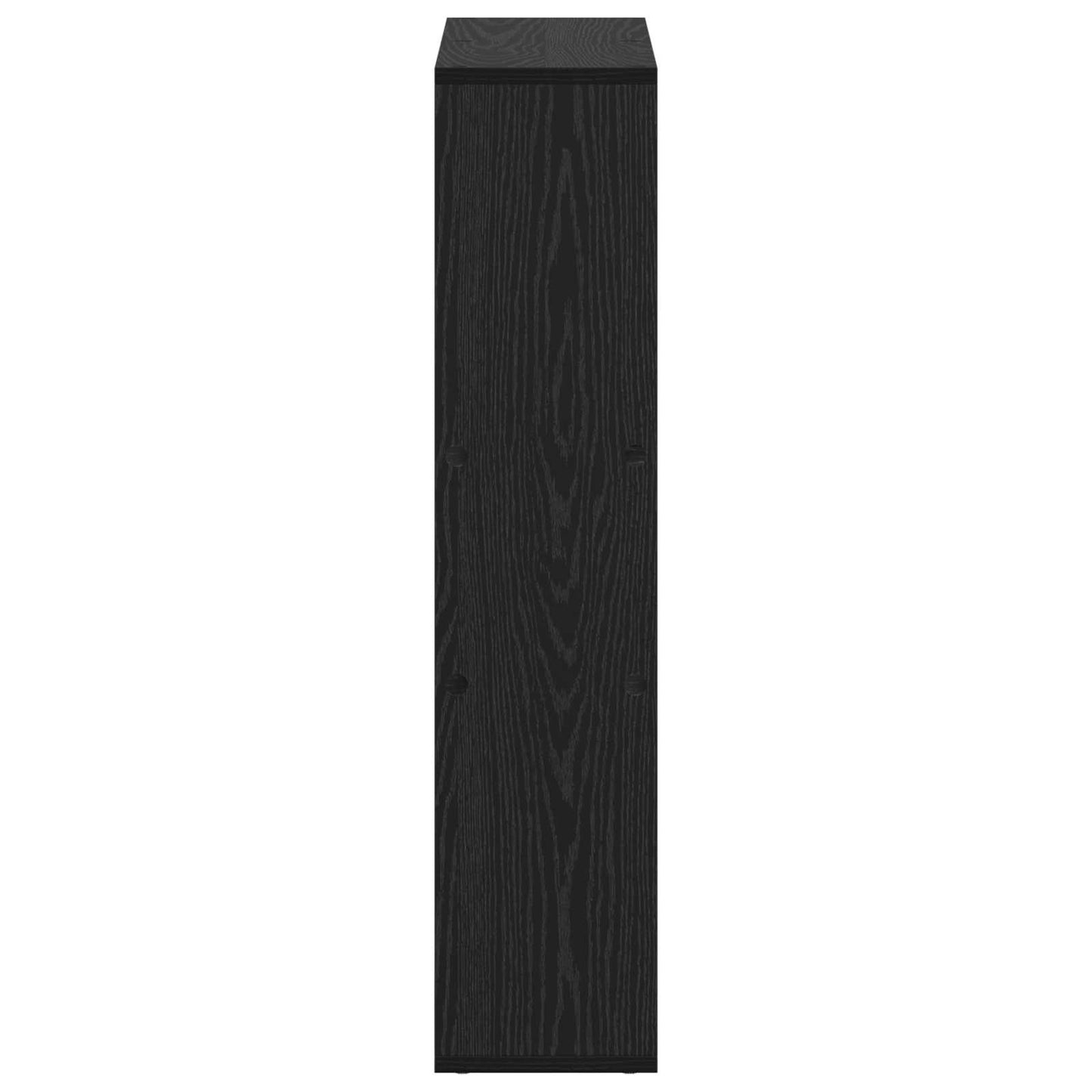 Bogskab 7 niveauer 63 x 20 x 90 cm Konstrueret træ Sort eg