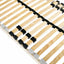 Lamelbund Brun 70 x 190 cm Solid bøg