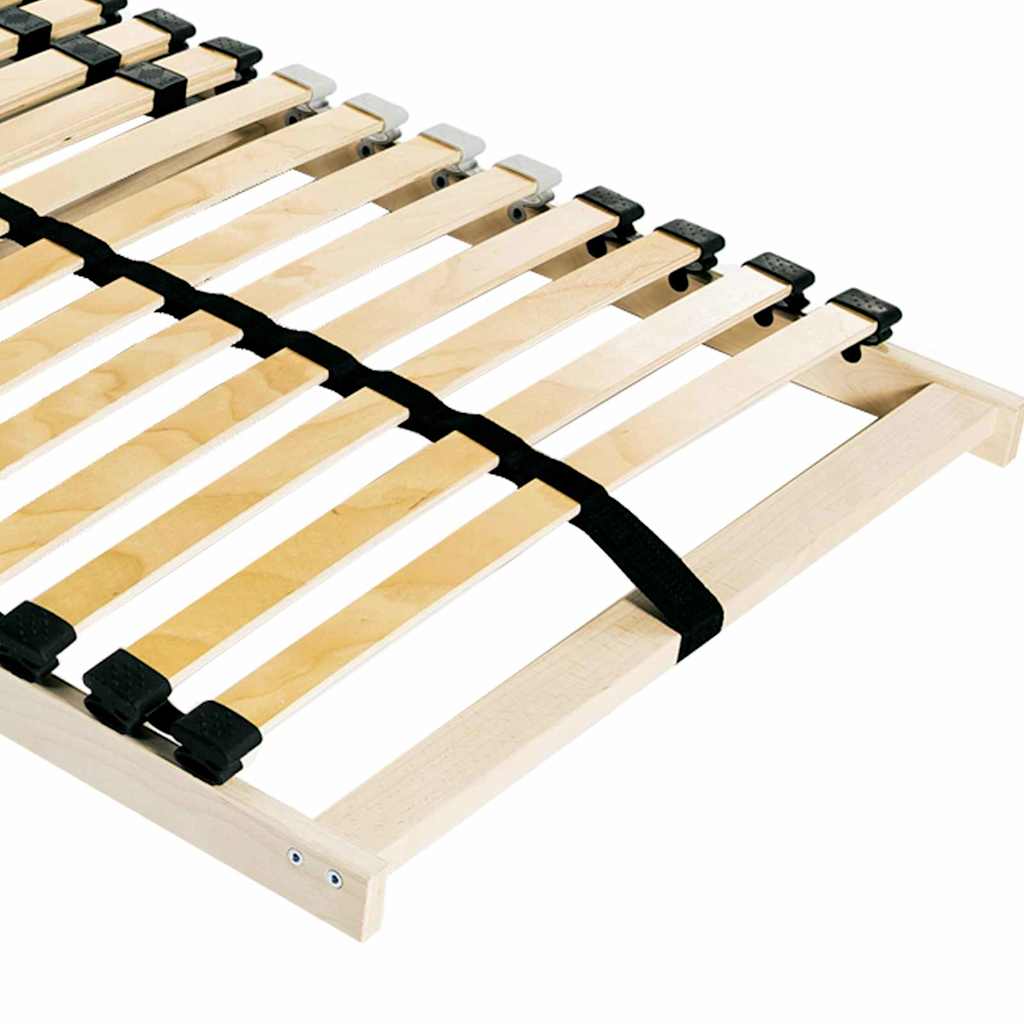 Lamelbund Brun 80 x 190 cm Solid bøg