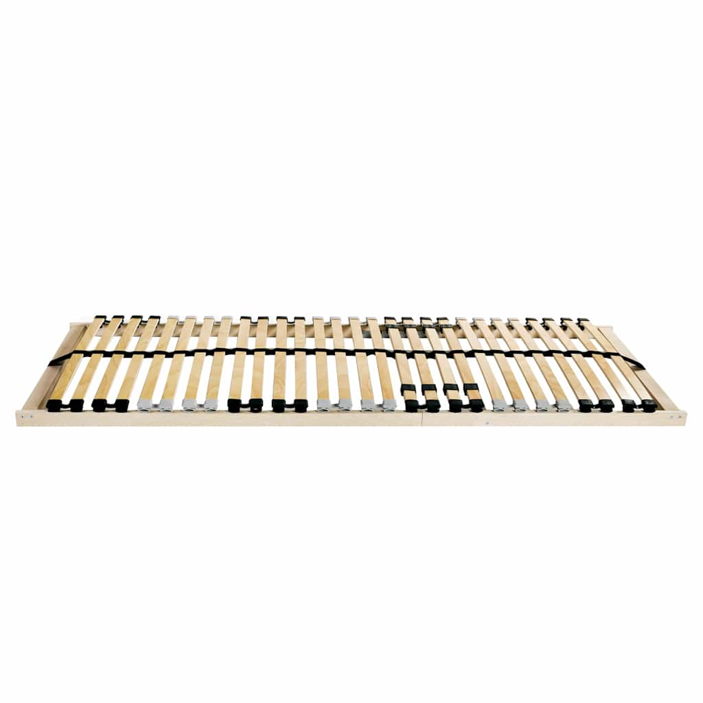 Lamelbund Brun 80 x 190 cm Solid bøg