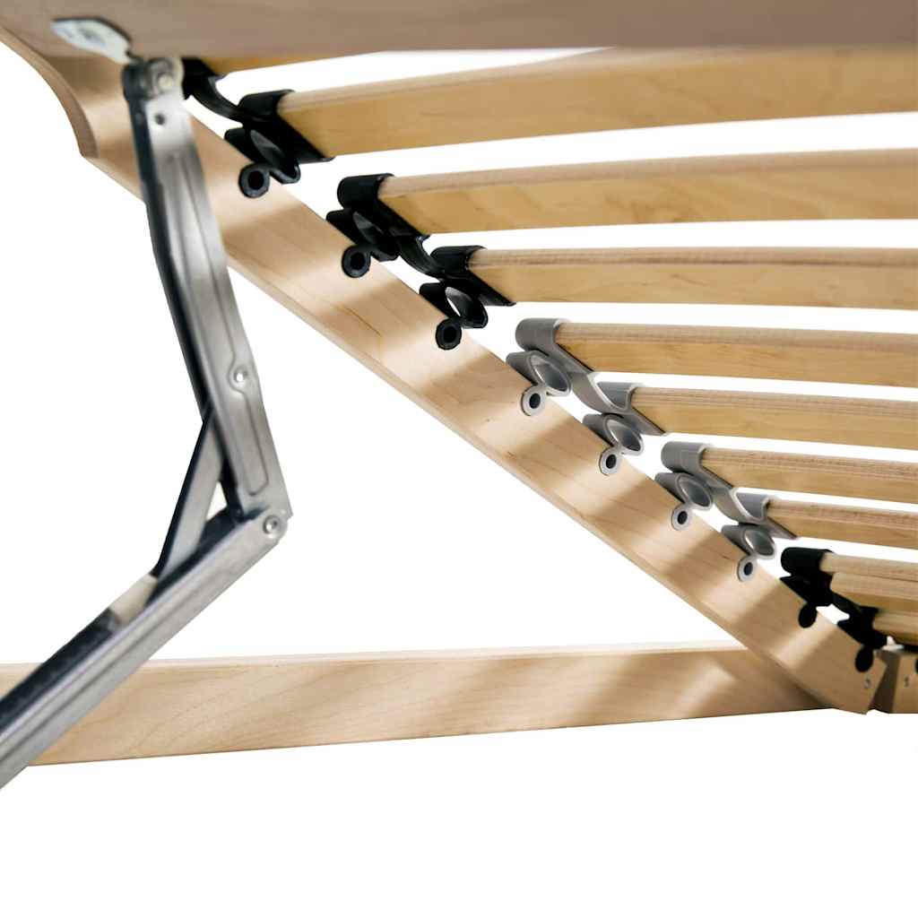 Lamelbund Brun 70 x 190 cm Solid bøg