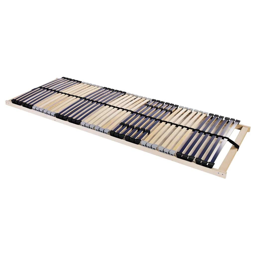 Lamelbund Brun 90 x 190 cm Solid bøg