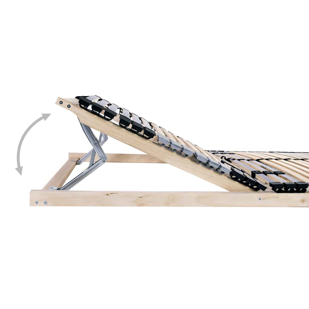 Lamelbund Brun 70 x 190 cm Solid bøg
